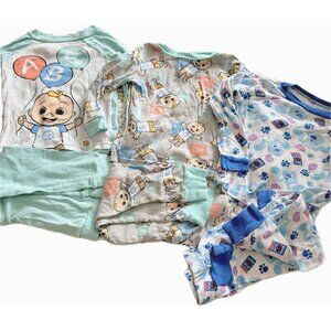 Bundle of Toddler Cartoon Pajama Sets Blue's Clues Cocomelon